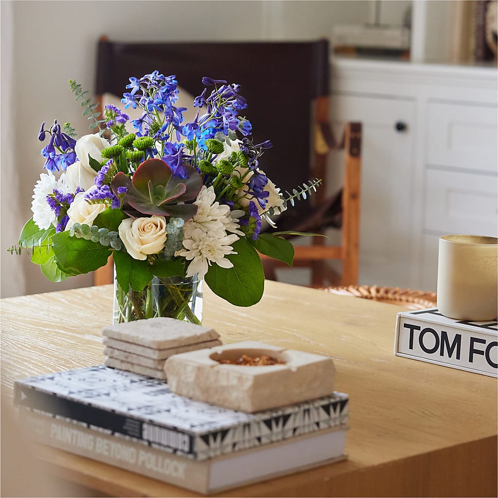 Cerulean Waves Bouquet – Catta Flowers Llc, Kennedale TX
