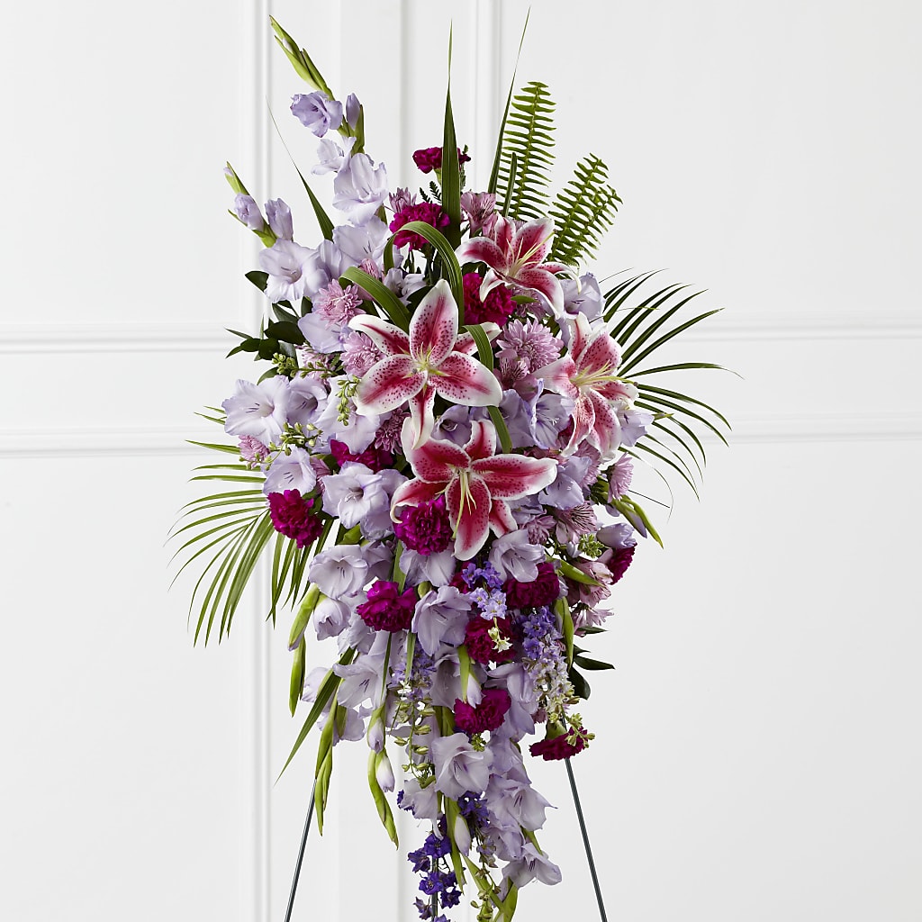Tender Touch Standing Spray – Catta Flowers Llc, Kennedale TX