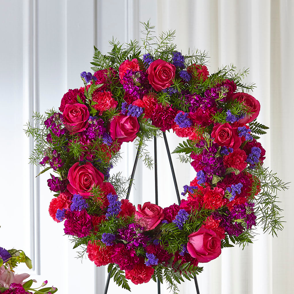 Calming Colors Wreath – Catta Flowers Llc, Kennedale TX