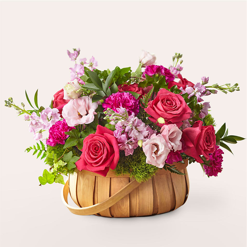 Radiance in Bloom Basket – Catta Flowers Llc, Kennedale TX