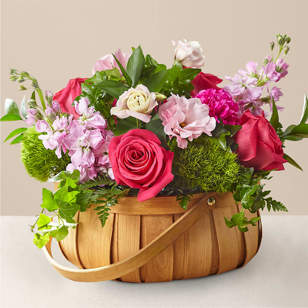 Radiance in Bloom Basket – Catta Flowers Llc, Kennedale TX