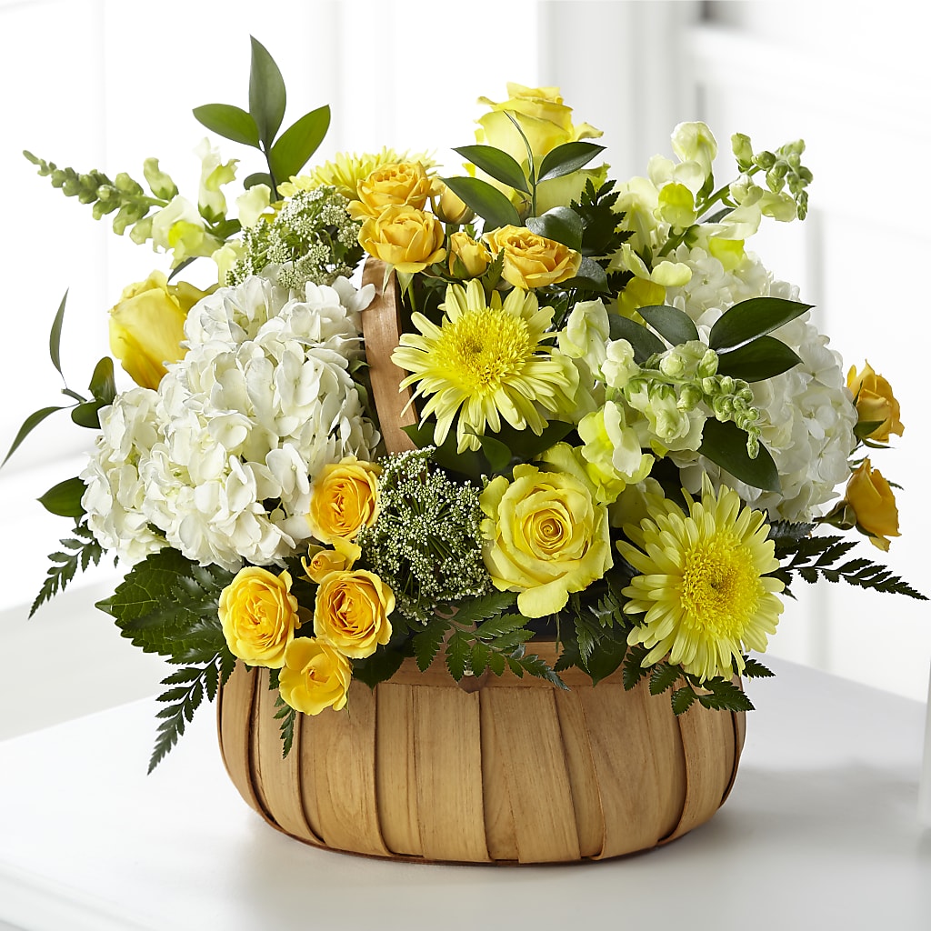 Rustic Remembrance Basket – Catta Flowers Llc, Kennedale TX