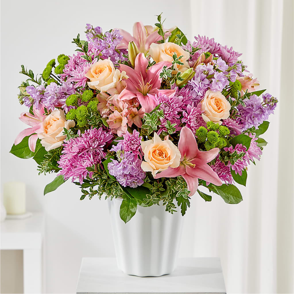 Supportive Embrace Tabletop Basket – Catta Flowers Llc, Kennedale TX