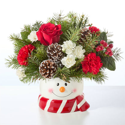 Jolly Snowman Bouquet –  Catta Flowers Llc, Kennedale TX