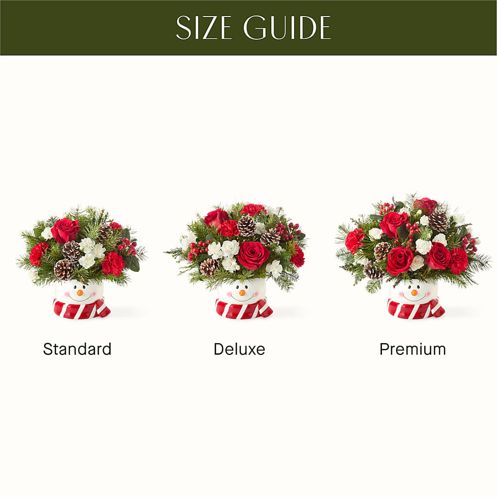 Jolly Snowman Bouquet –  Catta Flowers Llc, Kennedale TX