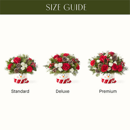 Jolly Snowman Bouquet –  Catta Flowers Llc, Kennedale TX