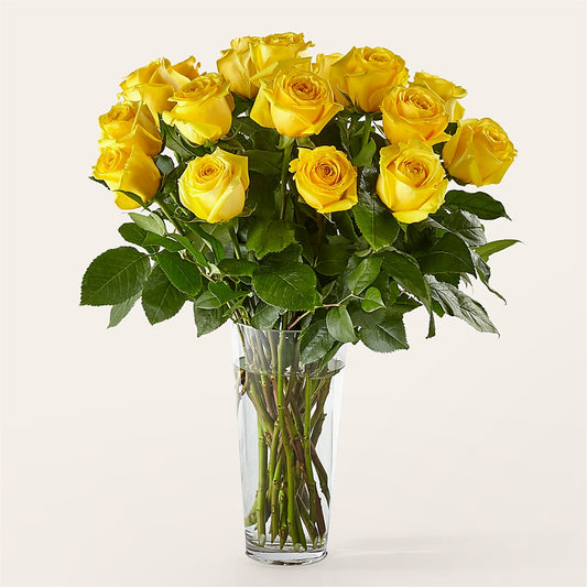 Long Stem Yellow Rose Bouquet –  Catta Flowers Llc, Kennedale TX