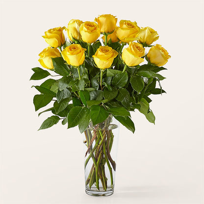 Long Stem Yellow Rose Bouquet –  Catta Flowers Llc, Kennedale TX