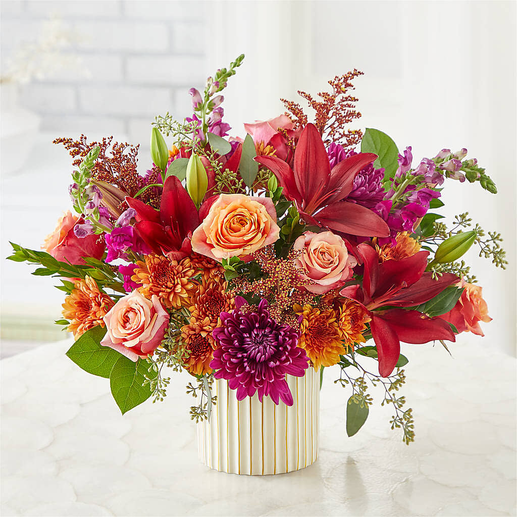 Burgundy Landscape Bouquet –  Catta Flowers Llc, Kennedale TX