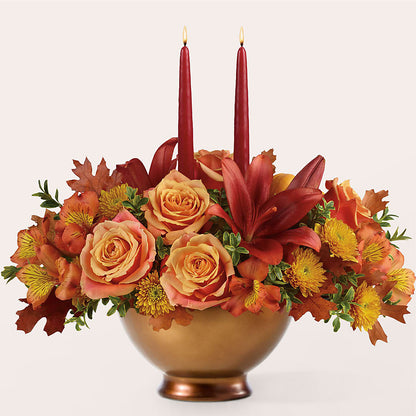 Harvest Table Centerpiece –  Catta Flowers Llc, Kennedale TX