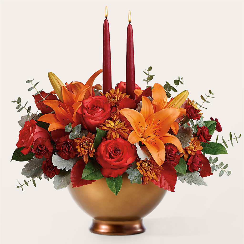 Fruits of Fall Centerpiece –  Catta Flowers Llc, Kennedale TX