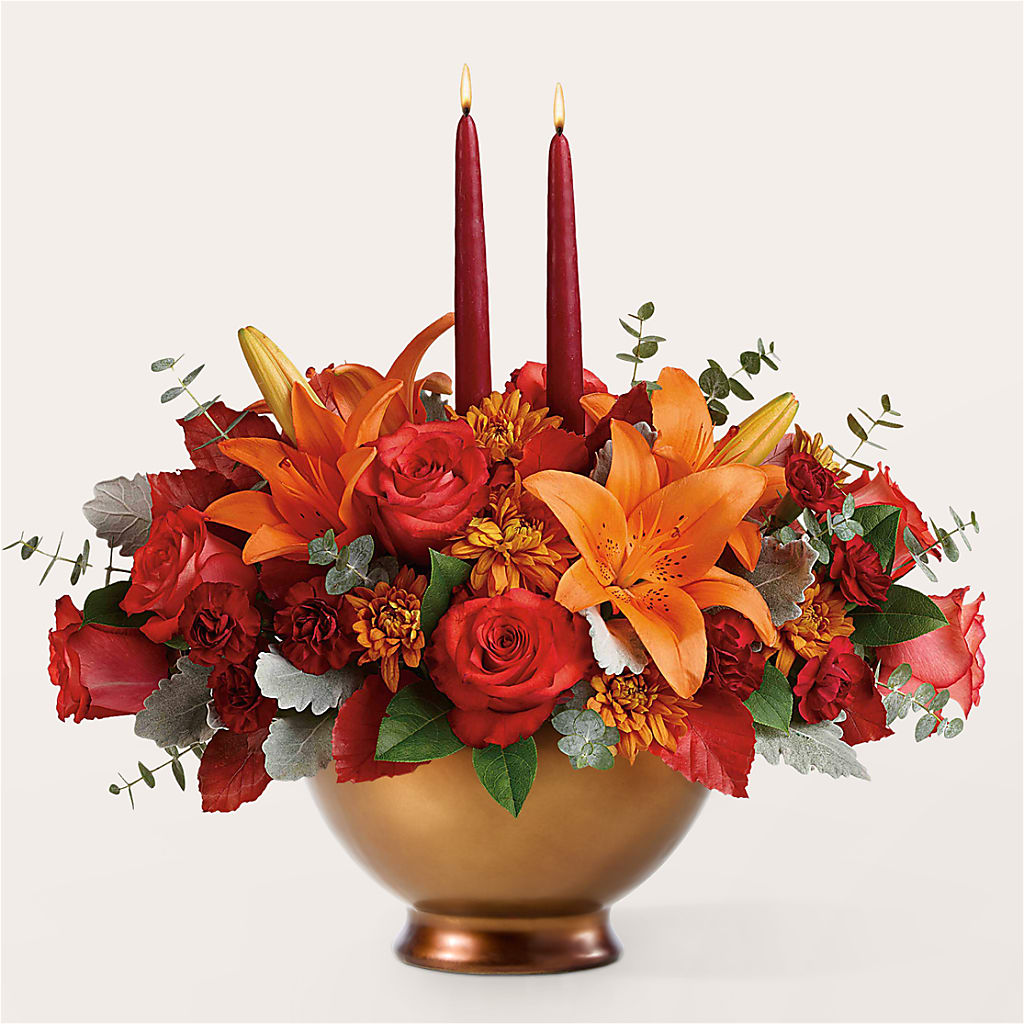 Fruits of Fall Centerpiece –  Catta Flowers Llc, Kennedale TX