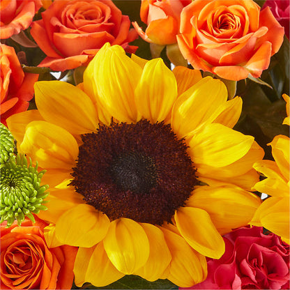 Sun-drenched Blooms Box Bouquet –  Catta Flowers Llc, Kennedale TX
