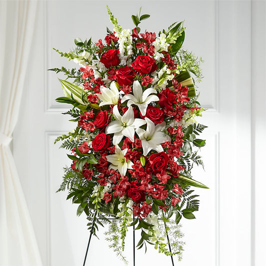 Everlasting Memory Standing Spray –  Catta Flowers Llc, Kennedale TX