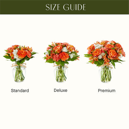 Apricot Glow Bouquet –  Catta Flowers Llc, Kennedale TX