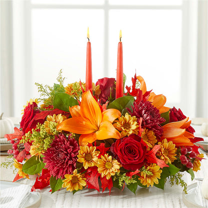 Autumn's Embrace Centerpiece –  Catta Flowers Llc, Kennedale TX