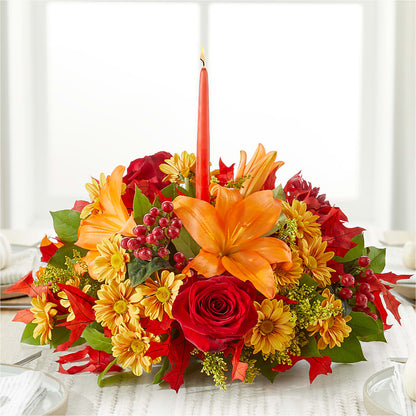 Autumn's Embrace Centerpiece –  Catta Flowers Llc, Kennedale TX